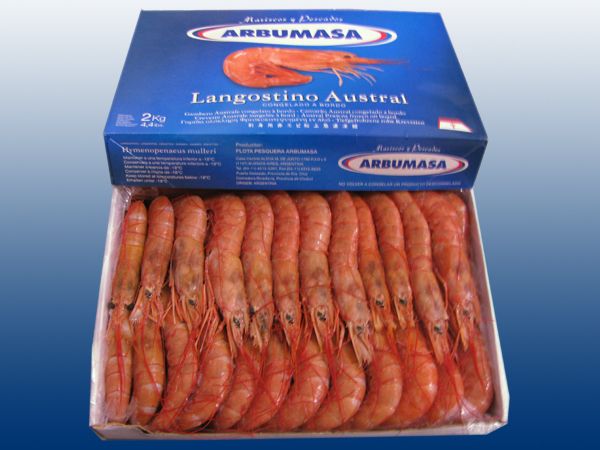 Gambero argentino in vendita presso Maregel centro surgelati Palermo